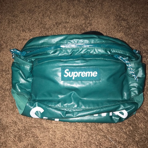 Supreme Waist Bag FW17 Dark Teal - Picture 2 of 6